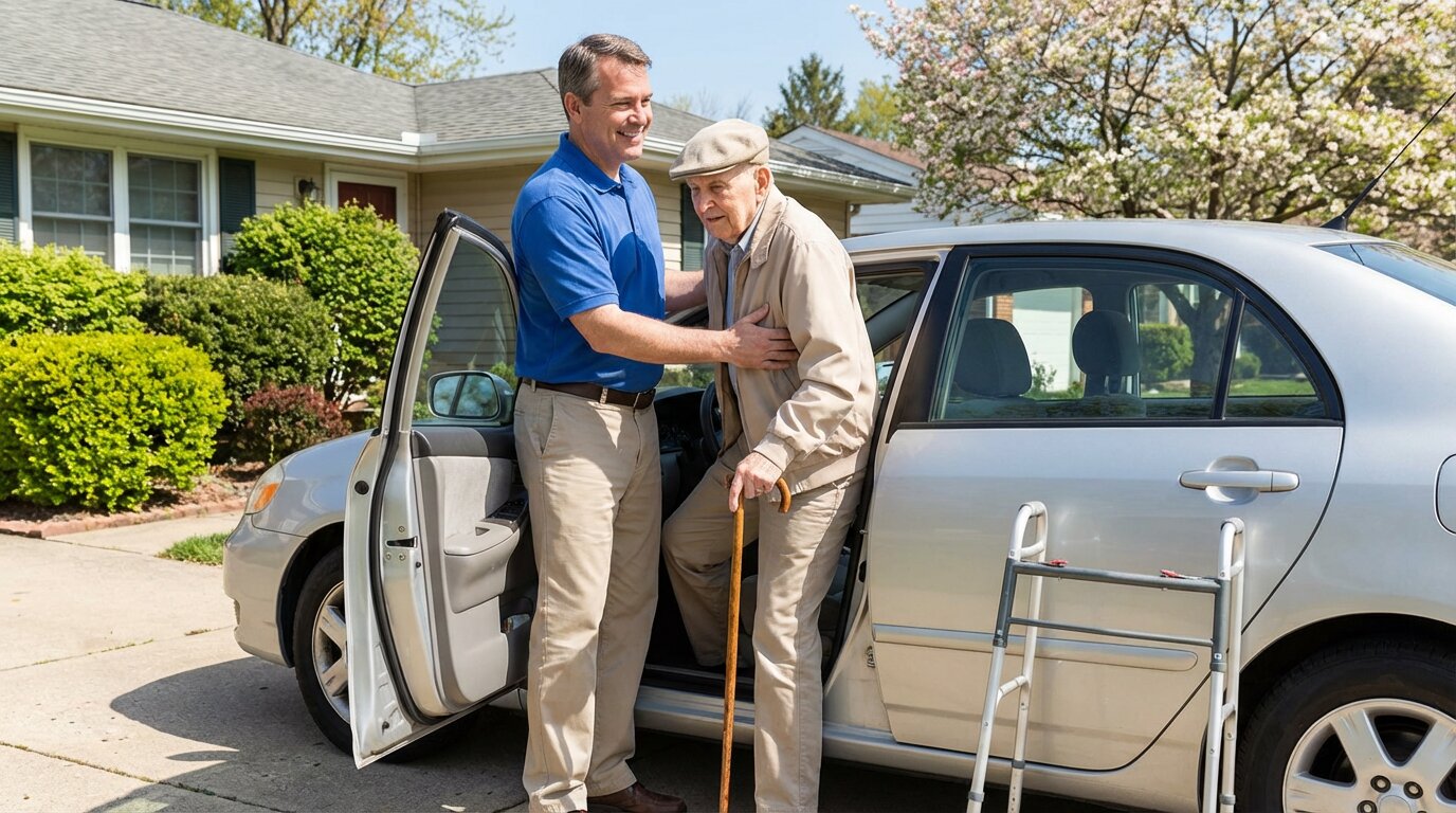 Accompagnement mobilité Accompagnement mobilité - Services à la personne Gironde Bordeaux - Handy Family Services