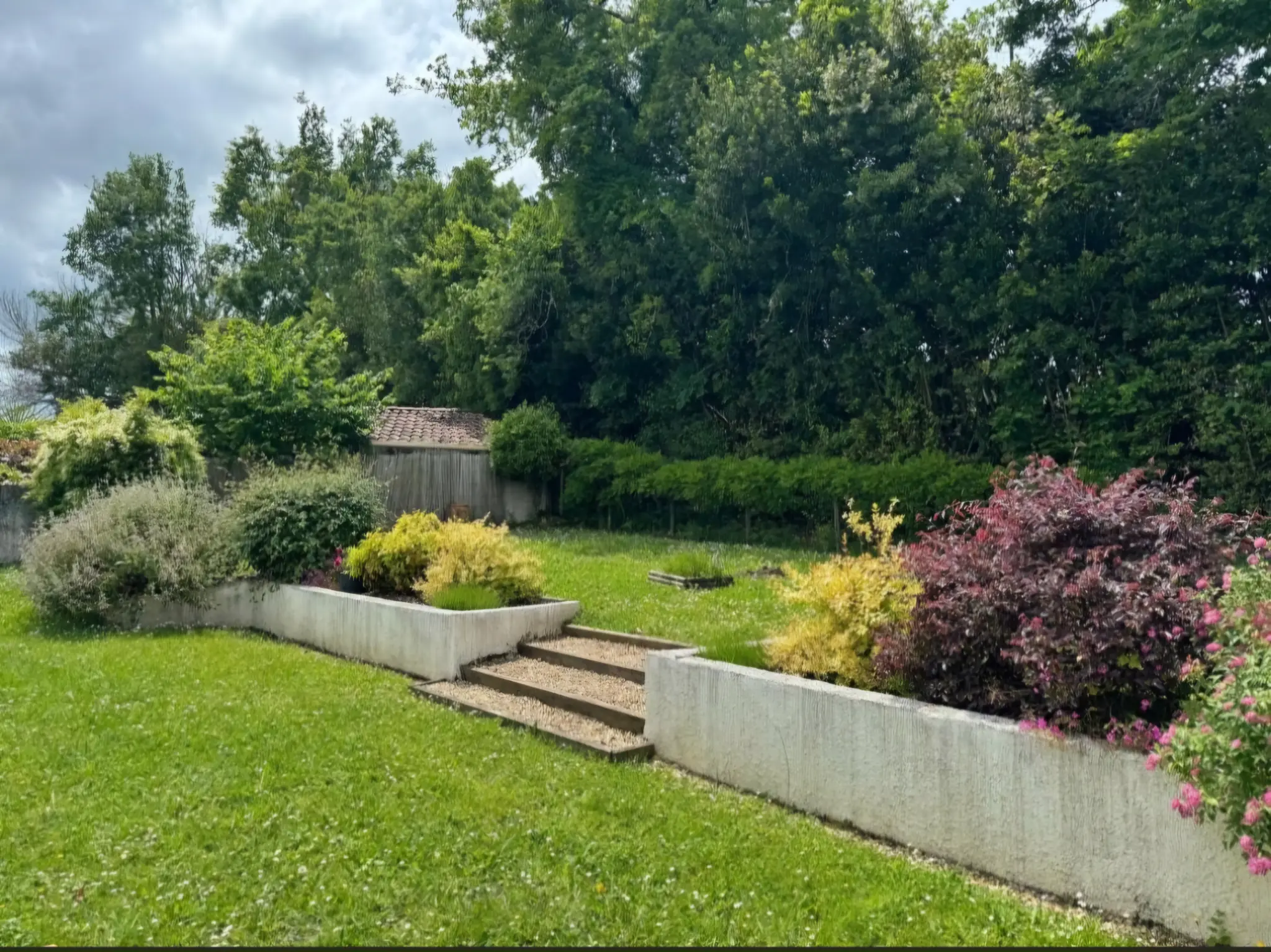 Jardin de la maison de Sallebœuf